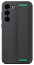 Samsung Galaxy S23 Plus Silicone Cover tok szíjjal (Fekete)