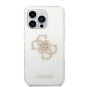 Apple iPhone 14 Pro Guess TPU Big 4G Full Glitter tok (Átlátszó) – GUHCP14LPCUGL4GTR