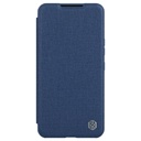 Samsung Galaxy S23 Plus Nillkin Qin cloth pro kameravédős szövet notesz tok (Kék)