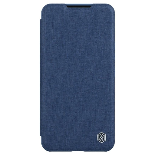 Samsung Galaxy S23 Plus Nillkin Qin cloth pro kameravédős szövet notesz tok (Kék)