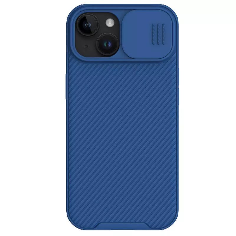 Apple iPhone 15 Plus Nillkin Camshield Pro hátlap tok (Kék)
