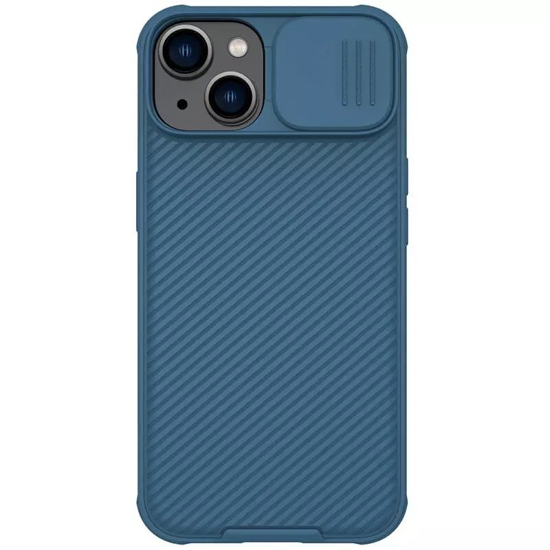 Apple iPhone 14 Plus Nillkin Camshield Pro hátlap tok (Kék)