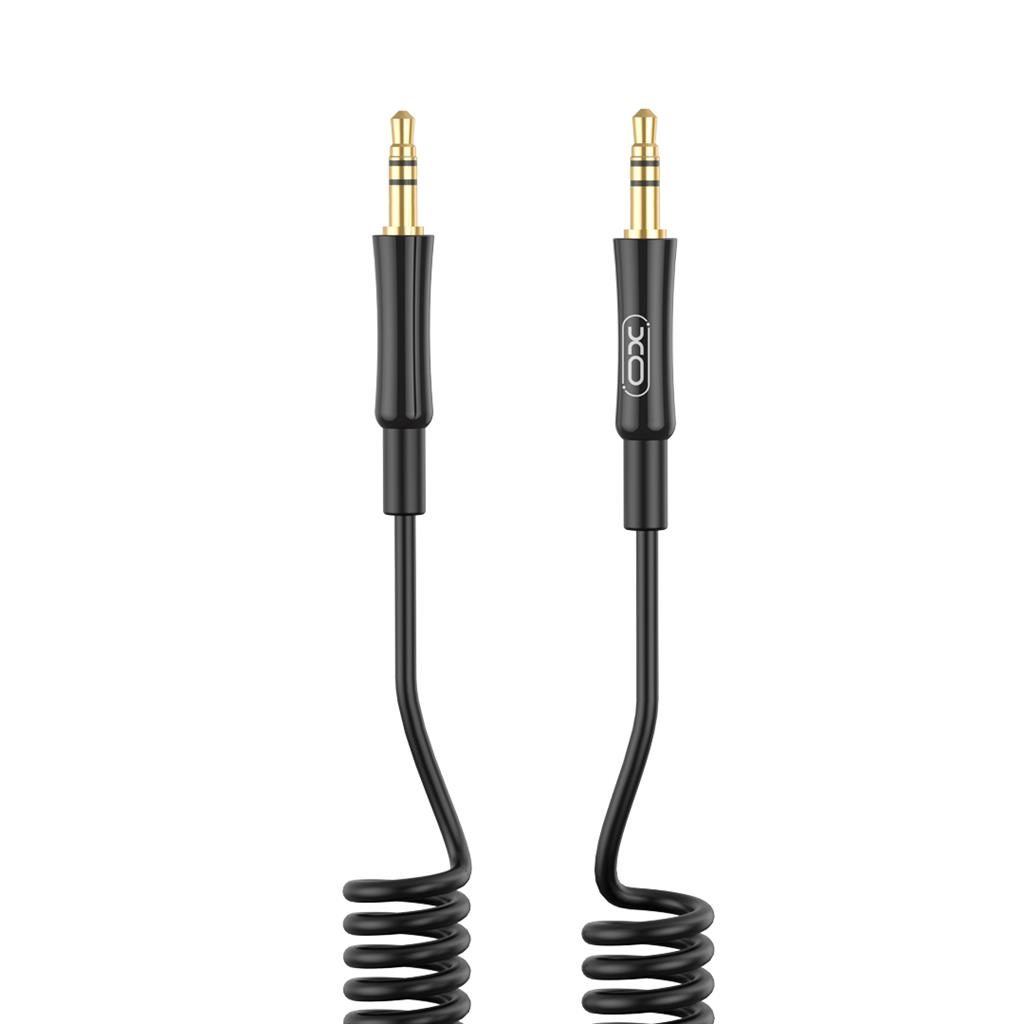 XO NB-R255C audio adapter (Fekete) – 3.5 mm–3.5 mm