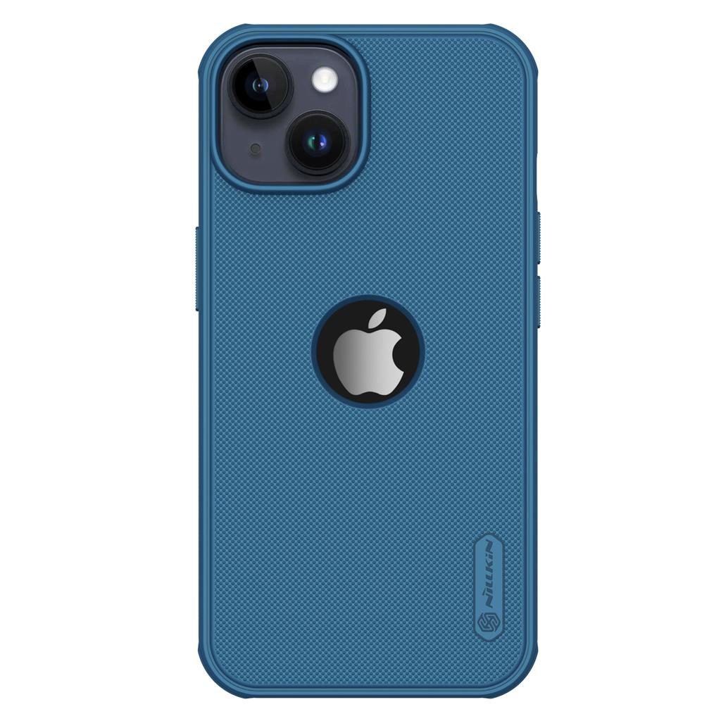Apple iPhone 14 Plus Nillkin Super Frosted Shield Pro hátlap tok (Kék)