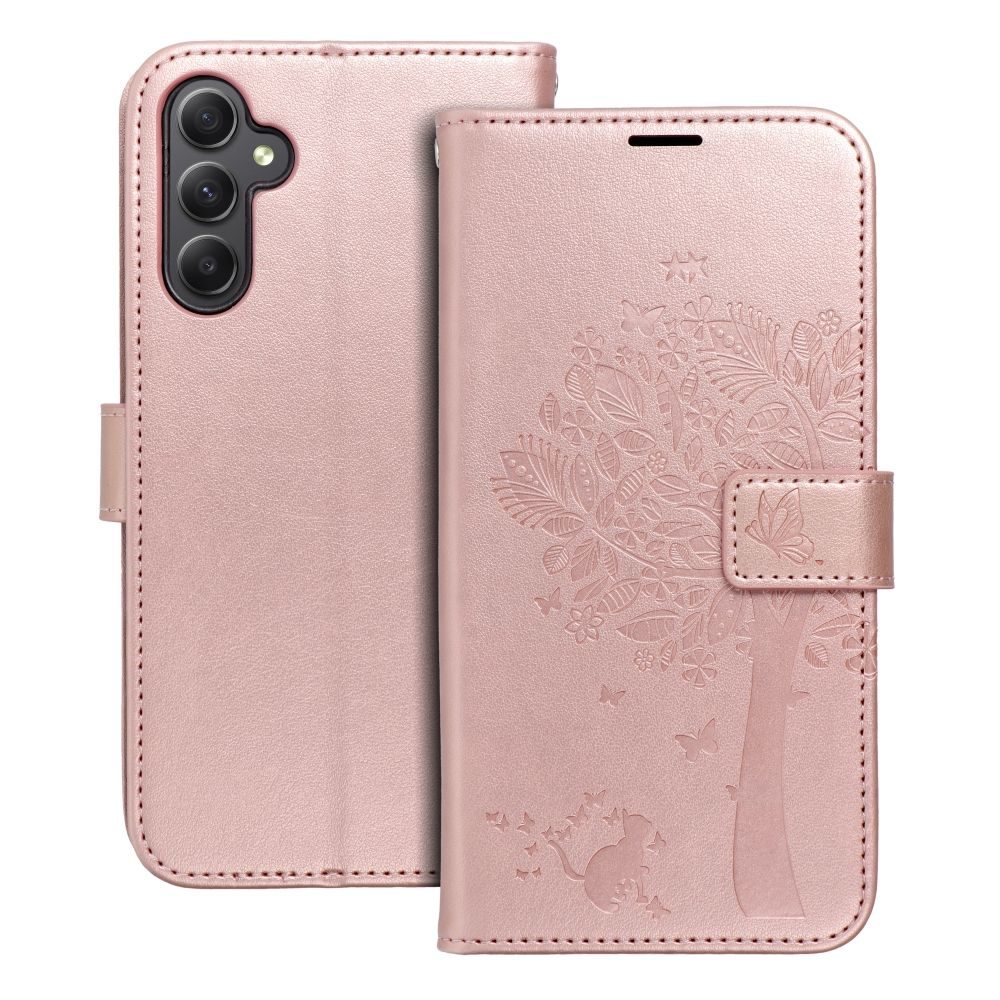 Samsung Galaxy A34 5G Forcell MEZZO nyitható tok (Rosegold )