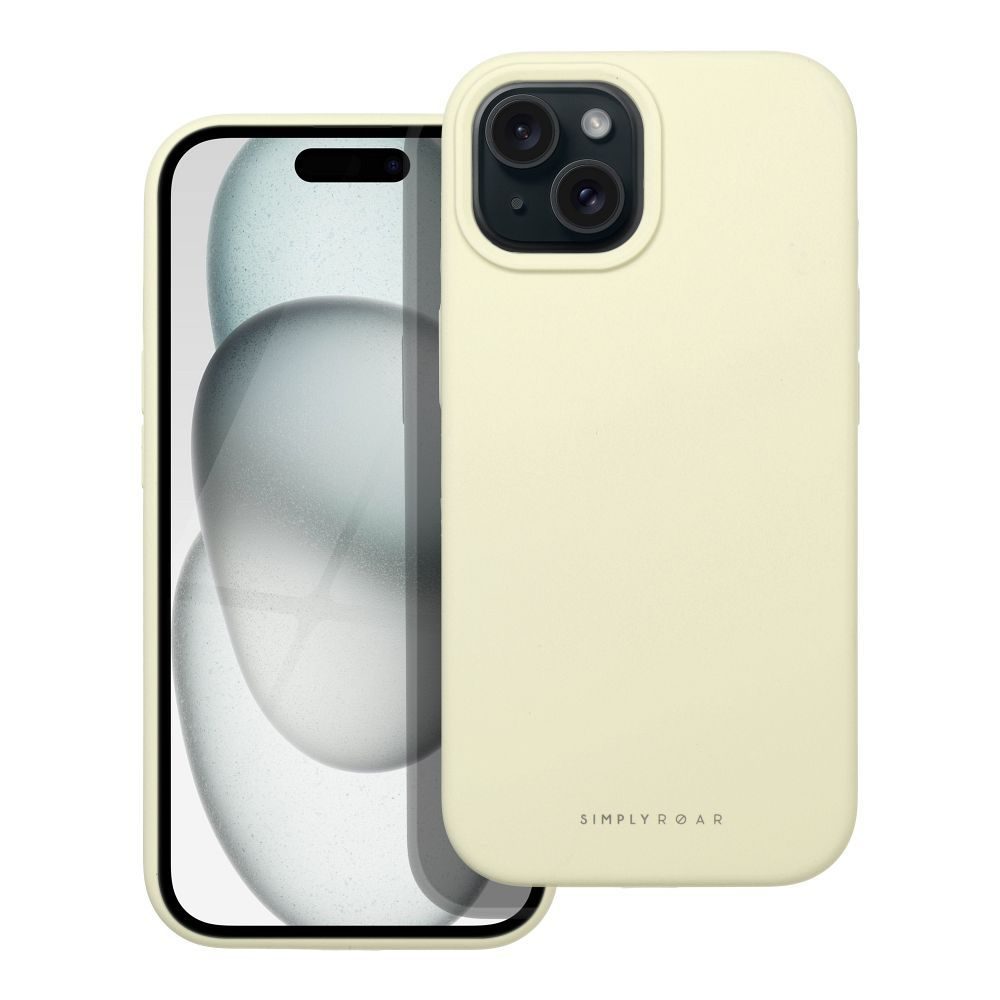 Apple iPhone 15 Roar Cloud Skin hátlap tok (Sárga)