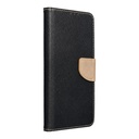 Apple iPhone 15 Pro Fancy book notesz tok (fekete-arany)