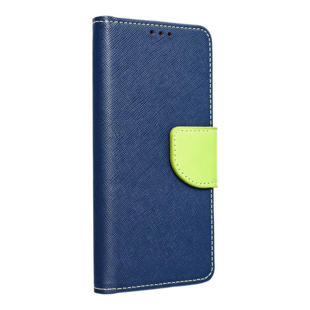 Apple iPhone 15 Plus Fancy book notesz tok (kék-lime)