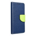 Apple iPhone 15 Plus Fancy book notesz tok (kék-lime)