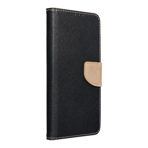 Apple iPhone 15 Plus Fancy book notesz tok (fekete-arany)