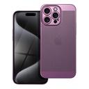 Apple iPhone 15 Pro Max Breezy lyukacsos műanyag hátlap tok (Lila)
