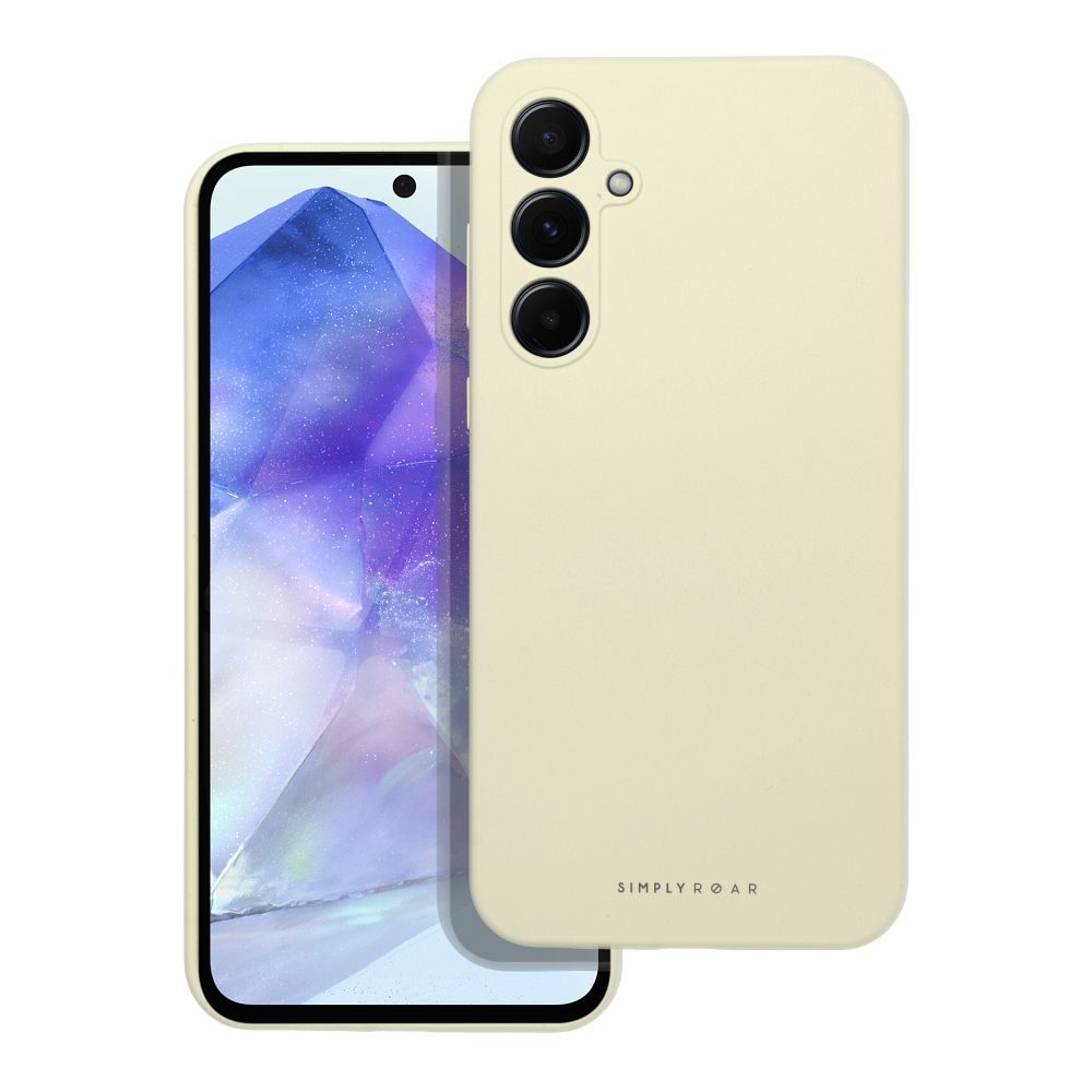 Samsung Galaxy A55 Roar Cloud Skin hátlap tok (Sárga)