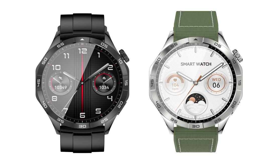 XO Watch 4 AMOLED okosóra (Fekete) – sportóra, hívásfogadás, színes kijelző