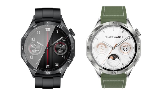 XO Watch 4 AMOLED okosóra (Fekete) – sportóra, hívásfogadás, színes kijelző