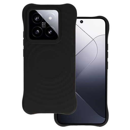 Apple iPhone 14 Pro Tel Protect Wave magsafe hátlap tok (Fekete)