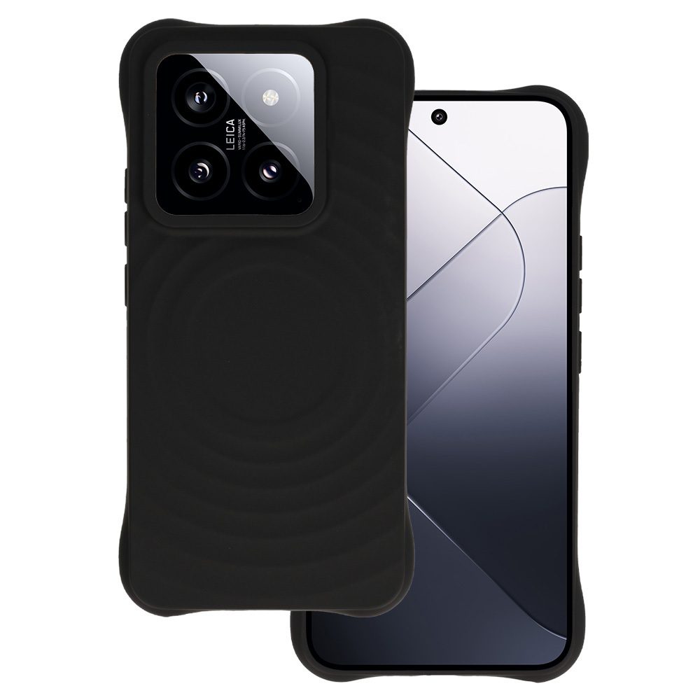 Xiaomi 14 Pro Tel Protect Wave magsafe hátlap tok (Fekete)