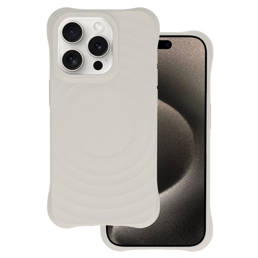 Apple iPhone 12 / iPhone 12 Pro Tel Protect Wave magsafe hátlap tok (Szürke)