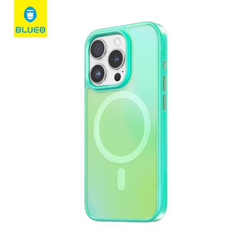 Apple iPhone 15 Pro Max BLUEO APE Aurora magsafe hátlap tok (Zöld)