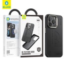 Apple iPhone 15 Pro BLUEO 600D armor aramid magsafe hátlap tok (Fekete)