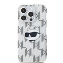 Apple iPhone 15 Pro Max Karl Lagerfeld IML Electroplated Choupette Head tok (Átlátszó) – KLHCP15XHKLPCHT