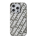 Apple iPhone 15 Pro Karl Lagerfeld IML Electroplated Repeated Logo tok (Ezüst) – KLHCP15LHKFOEMS