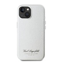 Apple iPhone 15 Karl Lagerfeld Grained PU Hotel RSG tok (Szürke) – KLHCP15SPGWCMKHG