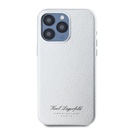 Apple iPhone 15 Pro Max Karl Lagerfeld Grained PU Hotel RSG tok (Szürke) – KLHCP15XPGWCMKHG