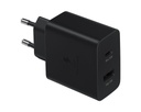 Samsung dupla portos USB-C / USB-A hálózati töltő 35W (Fekete) – ECO csomagolás