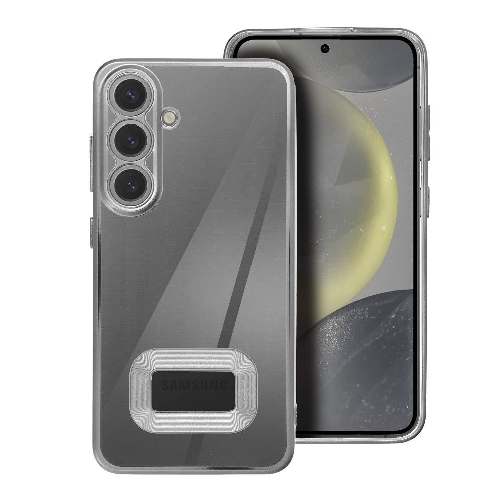 Samsung Galaxy A05S GLAM szilikon hátlap tok (Ezüst)