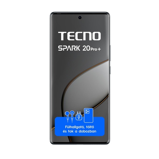 Tecno Spark 20 Pro+ DualSIM 8/256GB Fekete