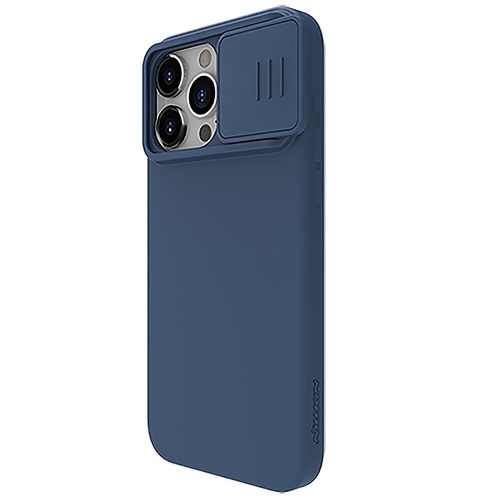Apple iPhone 15 Pro Nillkin Silky MagSafe hátlap tok (Kék)