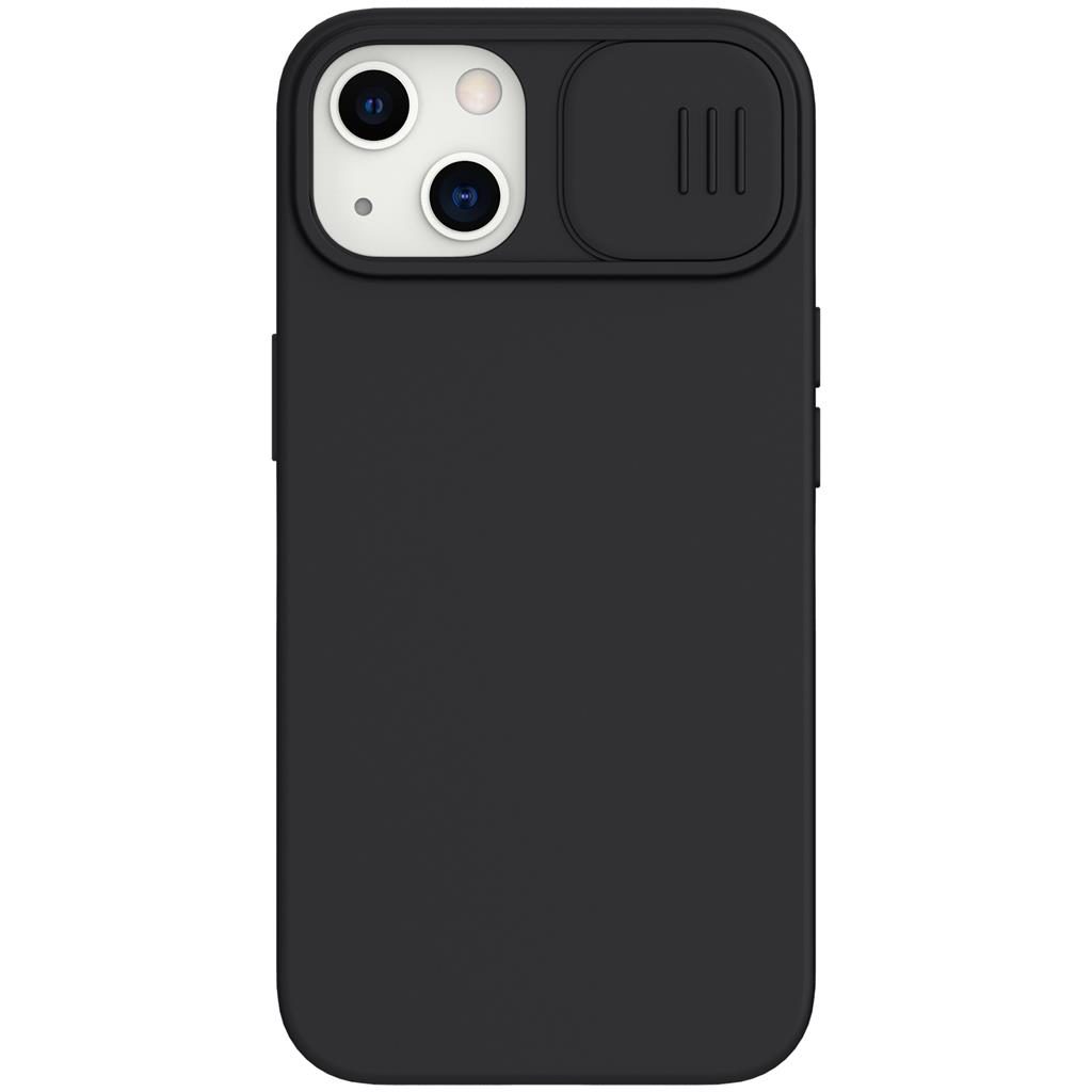 Apple iPhone 13 / iPhone 14 Nillkin Silky MagSafe hátlap tok (Fekete)