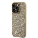 Apple iPhone 15 Pro Guess PU Square Mirror Script Logo tok (Arany) - GUHCP15LPMSDGSD