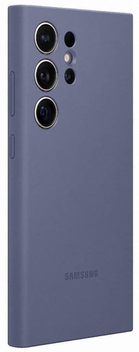 Samsung Galaxy S24 Ultra Silicone Cover tok szíjjal (Lila)