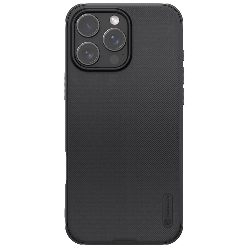 Apple iPhone 16 Pro Max Nillkin Super Frosted Shield Pro MagSafe hátlap tok (Fekete)