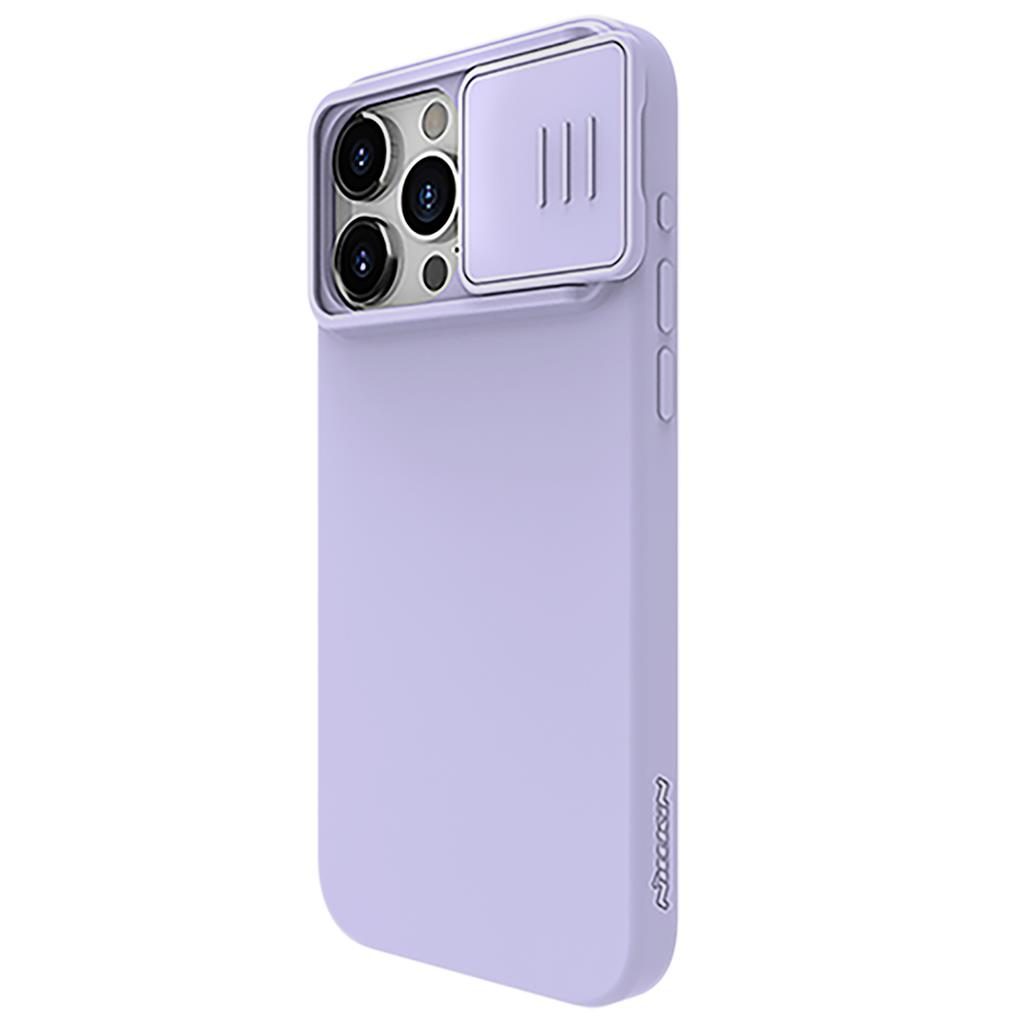 Apple iPhone 15 Pro Nillkin Silky MagSafe hátlap tok (Lila)