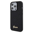 Apple iPhone 15 Pro Guess PU Square Mirror Script Logo tok (Fekete) - GUHCP15LPMSDGSK