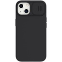 Apple iPhone 13 / iPhone 14 Nillkin Silky hátlap tok (Fekete)