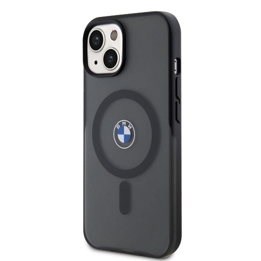 Apple iPhone 15 BMW IML Signature MagSafe tok (Fekete) - BMHMP15SDSLK