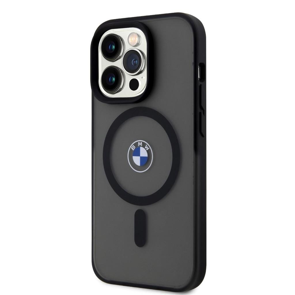 Apple iPhone 15 Pro BMW IML Signature MagSafe tok (Fekete) - BMHMP15LDSLK