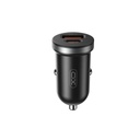 XO CC56 autós gyorstöltő (PD + QC töltés) 30W (Fekete)