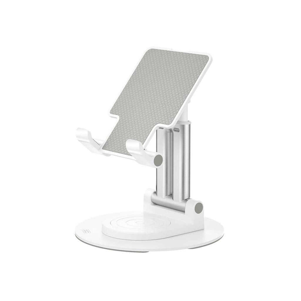 XO C139 asztali telefon- és tablettartó állvány 360° ban elforgatható asztali telefontartó (Fehér)