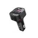 XO BCC17 FM transmitter 30W autós töltő USB-C kábellel(Fekete)
