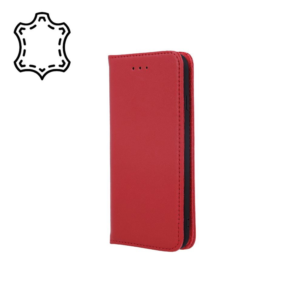 Samsung Galaxy A16 4G / Galaxy A16 5G Smart Pro bőr notesz tok Maroon