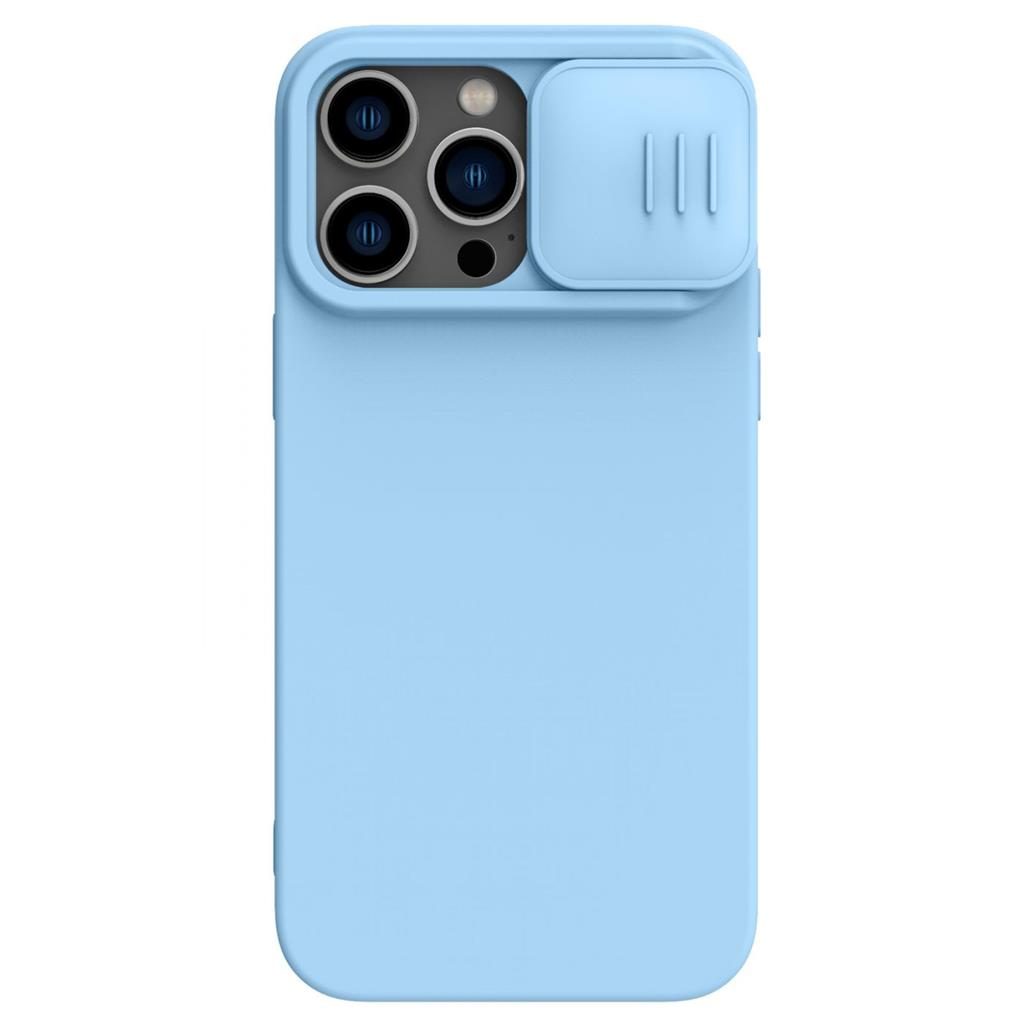 Apple iPhone 13 / iPhone 14 Nillkin Silky MagSafe hátlap tok (Kék)