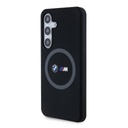 Samsung Galaxy S24 BMW M Printed Round MagSafe szilikon tok (Fekete) - BMHMS24S23SROK
