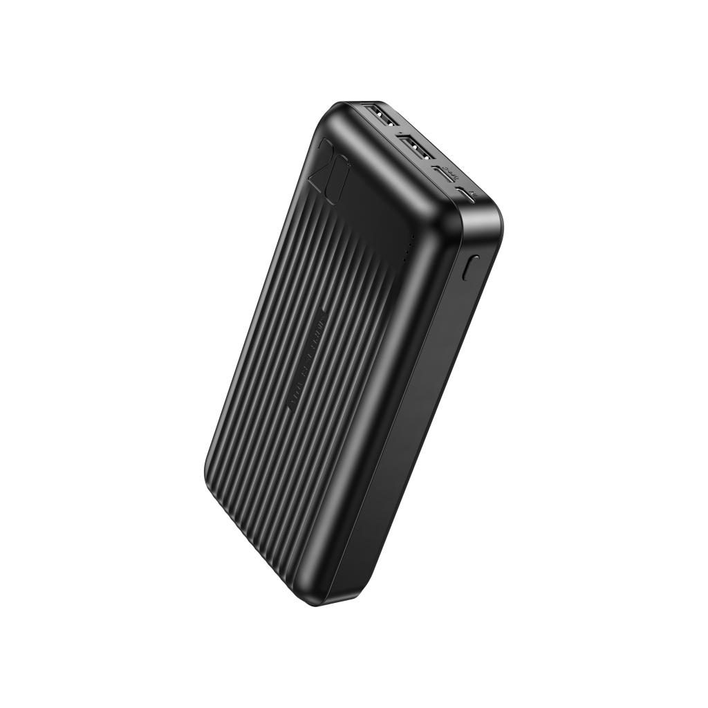 XO PB302 power bank 20000 mAh (Fekete) – digitális kijelző