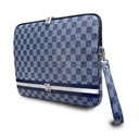 DKNY PU Leather Checkered Pattern and Stripe Laptop tok 13" - 14" (Kék) - DKCS14PVSHLB)