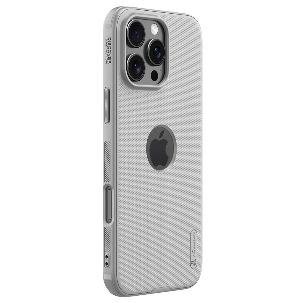 Apple iPhone 16 Pro Max Nillkin Super Frosted Shield Pro hátlap tok (Szürke)
