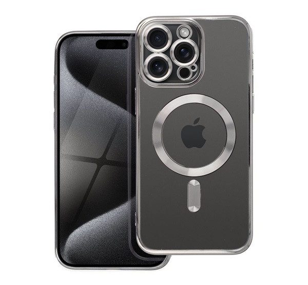 Apple iPhone 16 Color Chrome Magsafe hátlap tok (Ezüst)